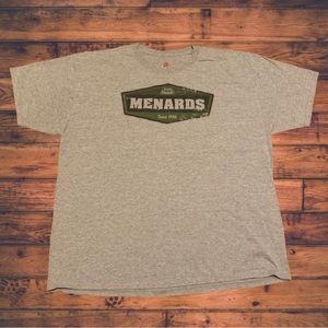 Menards Logo Shirt Rustic Minnesota Midwest Home Depot Lowe’s Employee